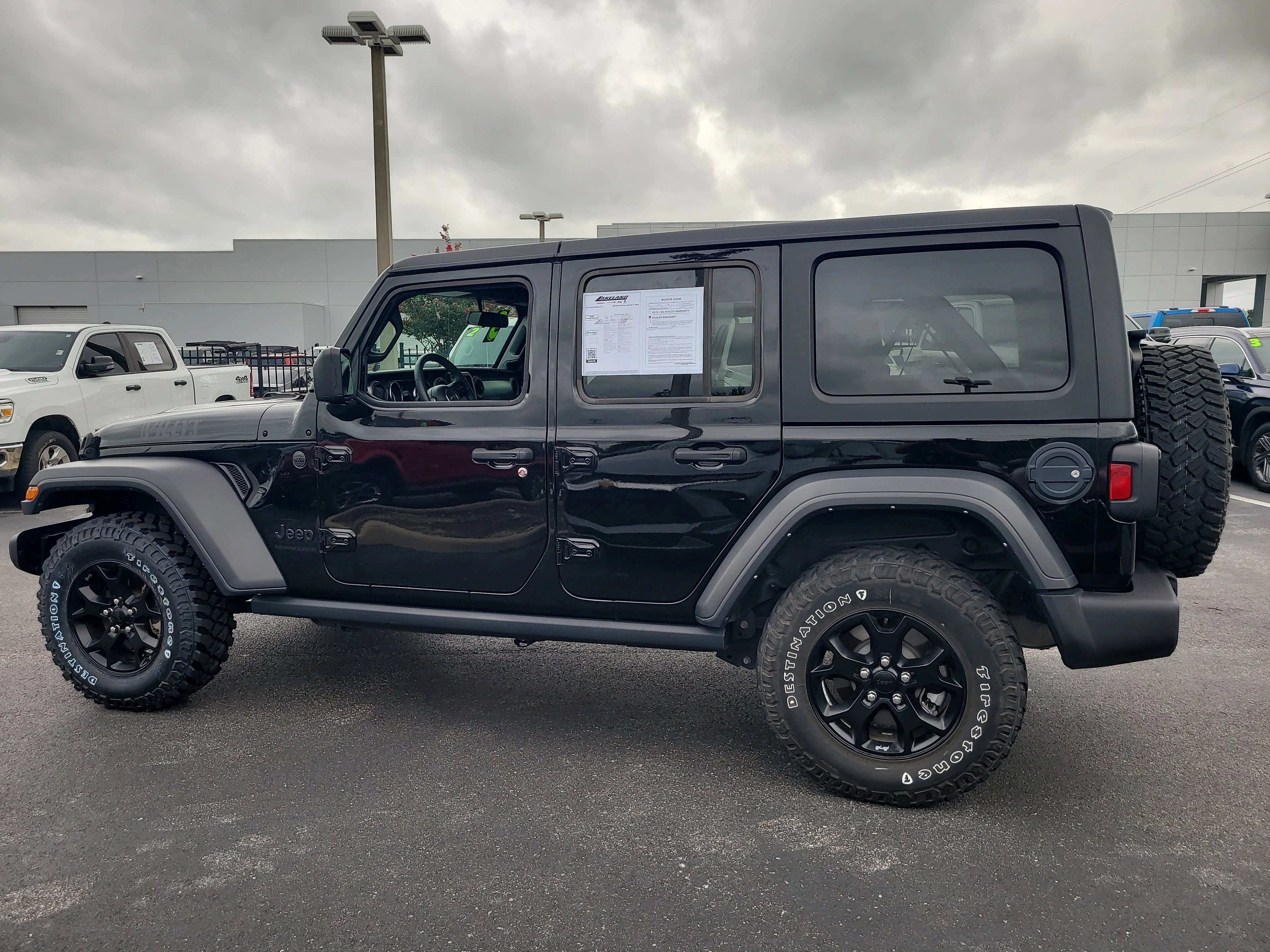 Used 2023 Black Clearcoat Jeep Willys image 7