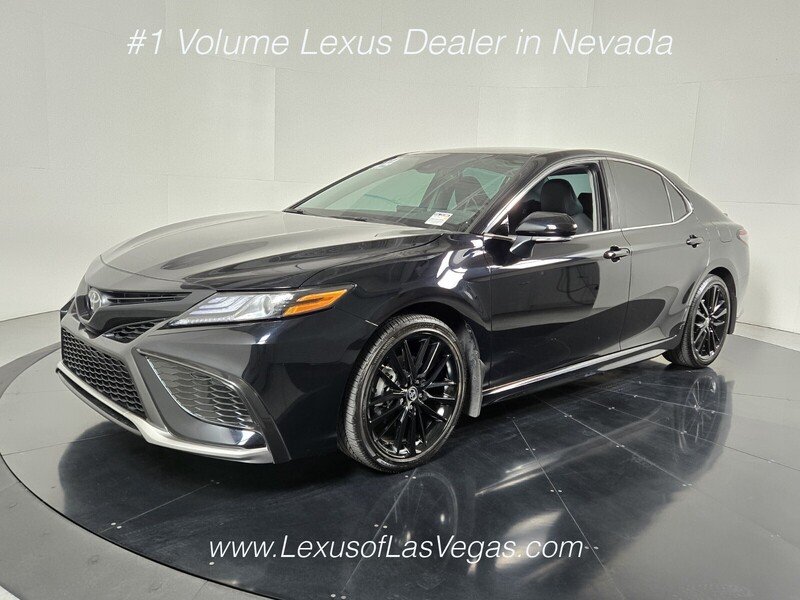 Used 2024 Midnight Black Metallic Toyota XSE image 2