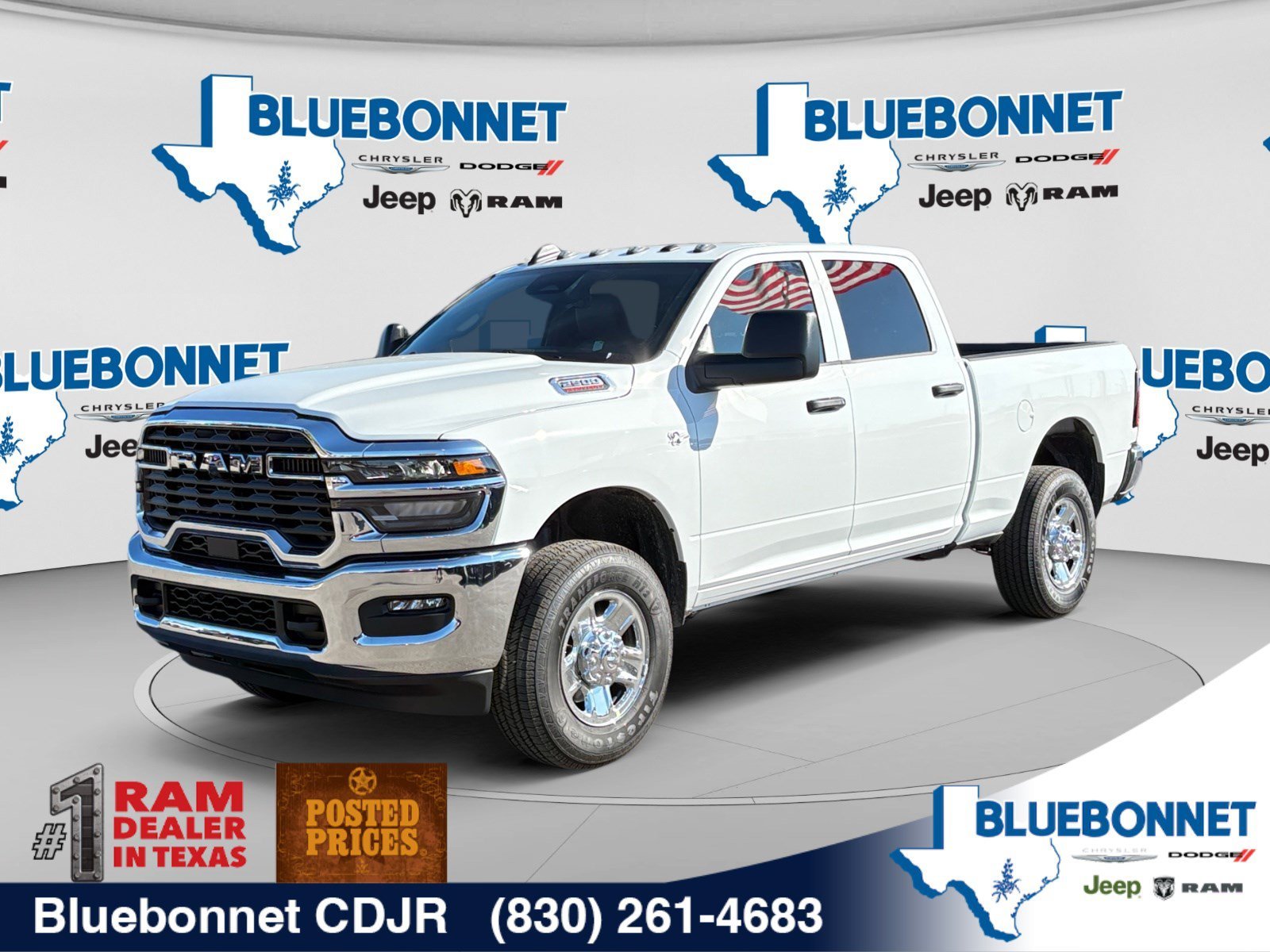 New 2027 Bright White Clear-Coat Exterior Paint RAM Tradesman image 1