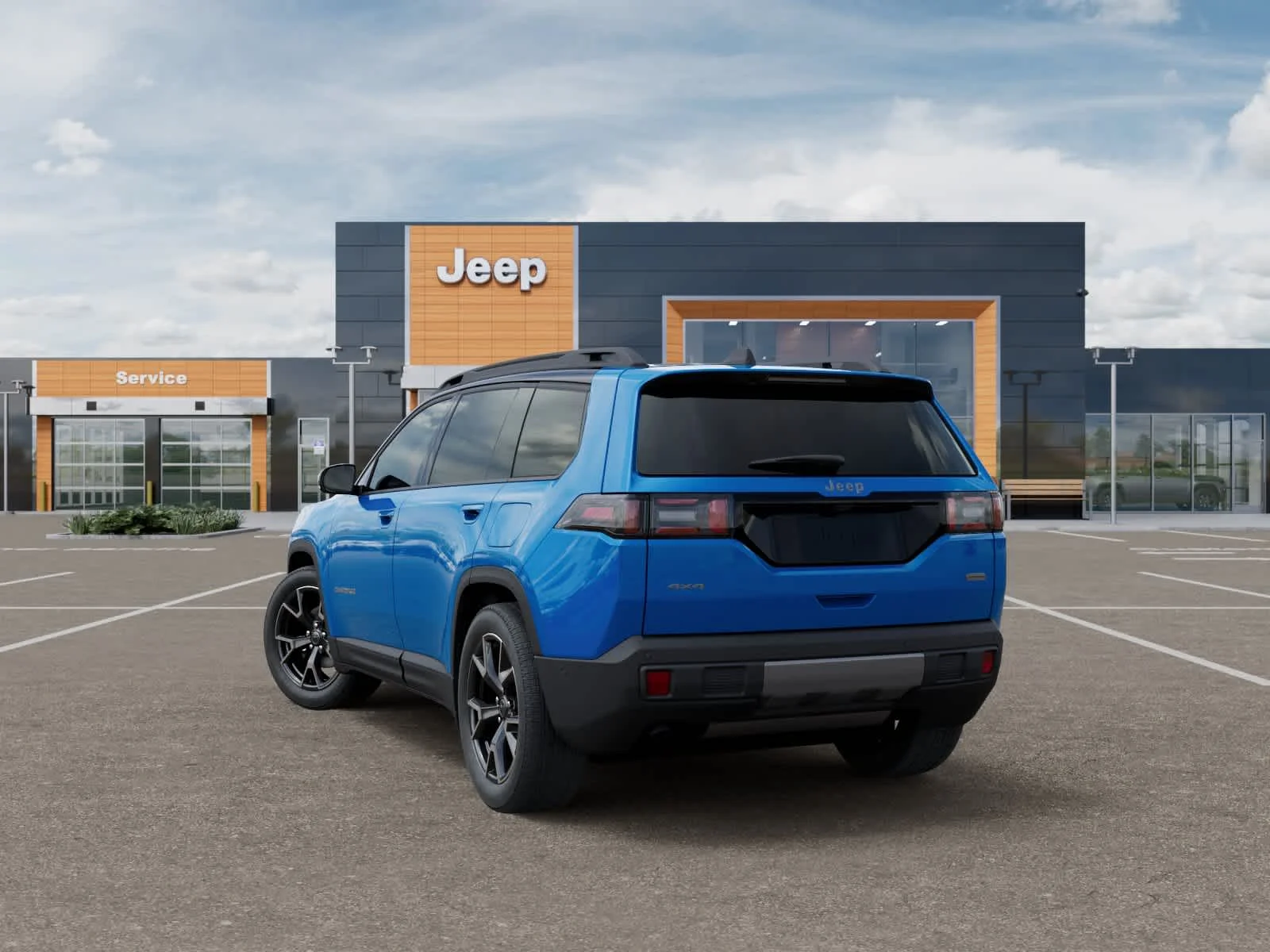 New 2026 Hydro Blue Pearlcoat Jeep Overland image 3