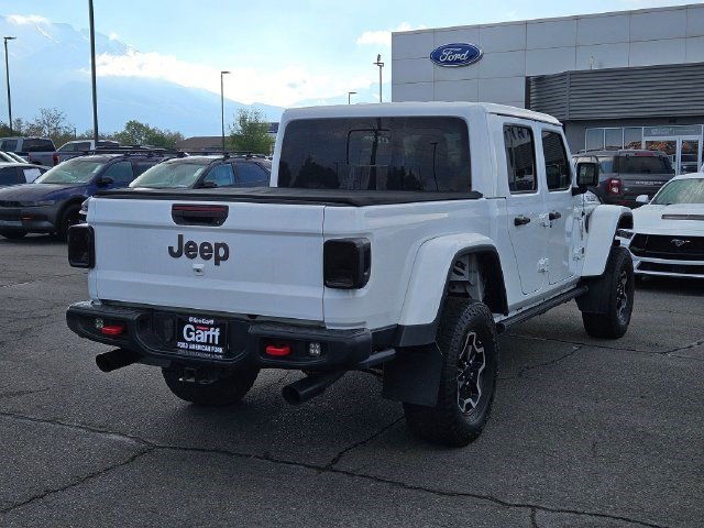 Used 2020 Bright White Clearcoat Jeep Rubicon image 3