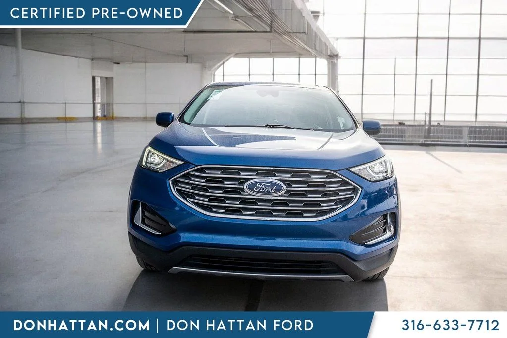 Certified Used 2022 Blue Ford SEL image 27