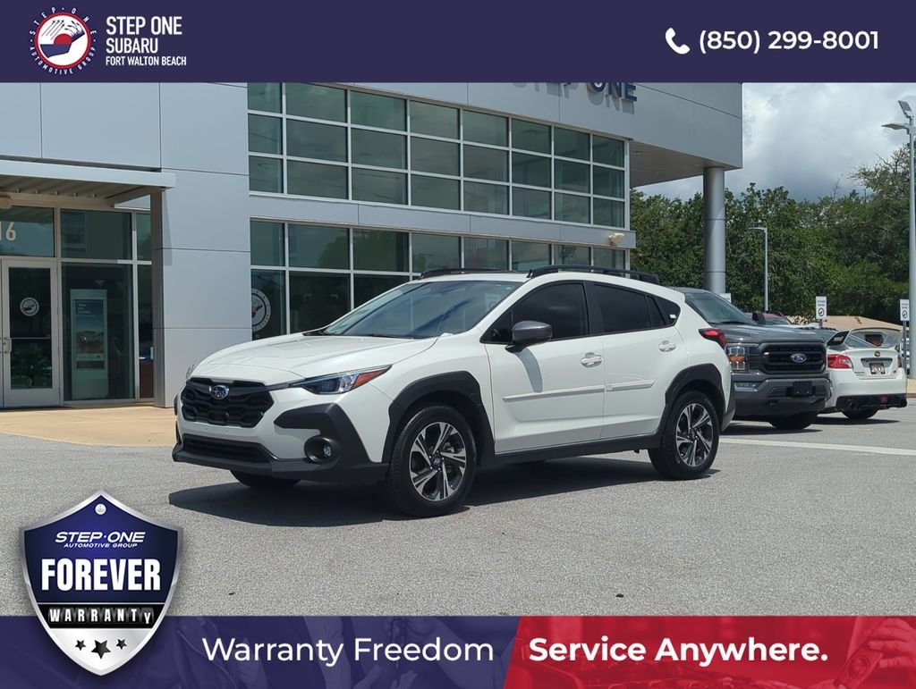 Used 2025 White Subaru Premium image 1