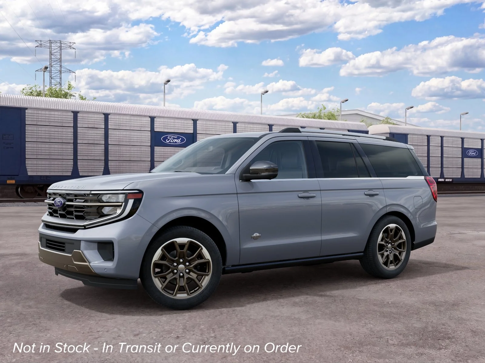 New 2027 Glacier Gray Metallic Tri-Coat Ford King Ranch® image 2