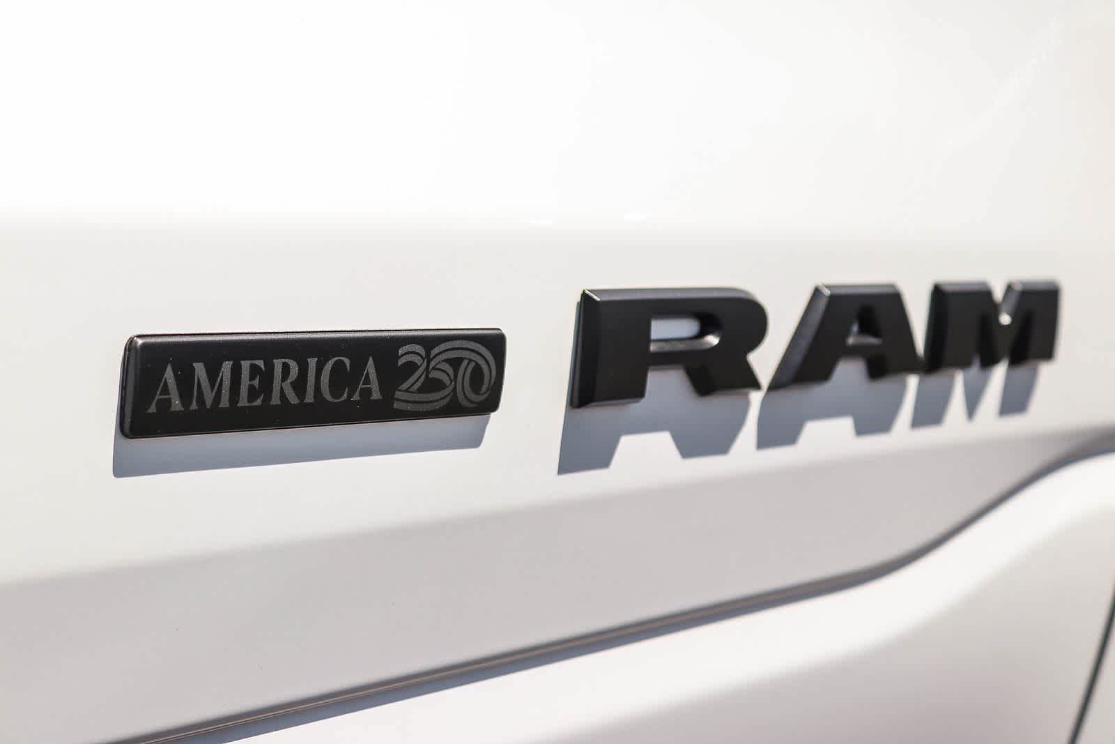 New 2026 Bright White Clear-Coat Exterior Paint RAM Laramie image 12