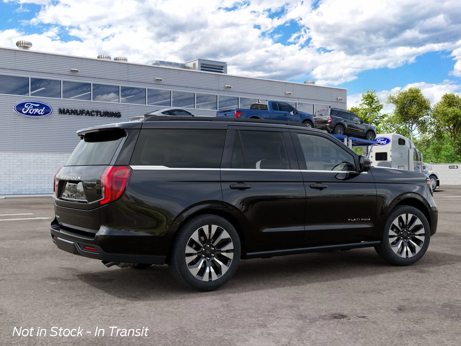 New 2027 Agate Black Metallic Ford Platinum image 6