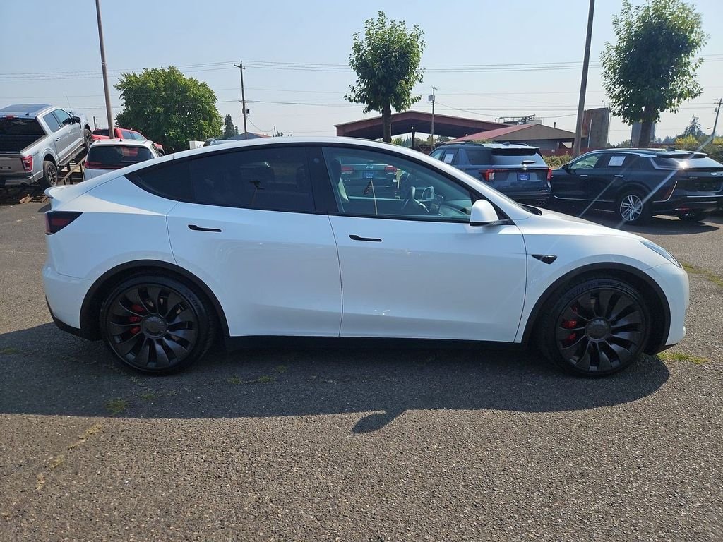 Used 2022 White Tesla Performance image 6