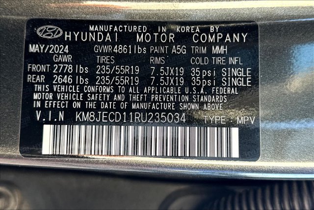 Used 2024 Gray Hyundai Limited image 21