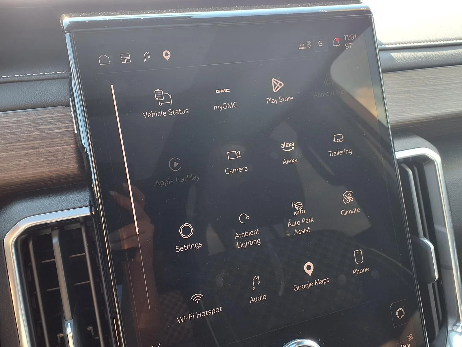 Used 2025 Ebony Twilight Metallic GMC AWD Denali image 14