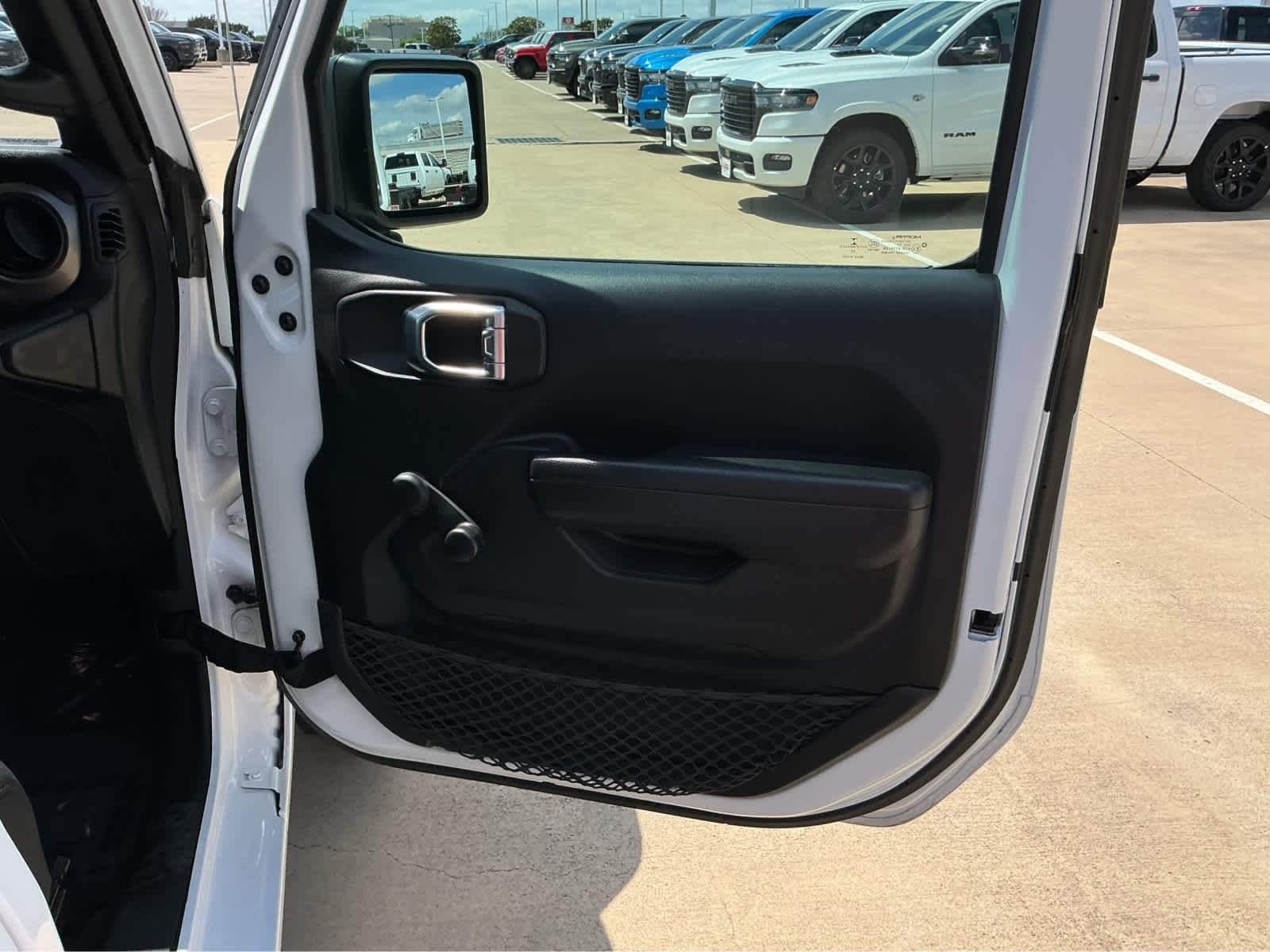 Used 2023 Bright White Clearcoat Jeep Sport image 22