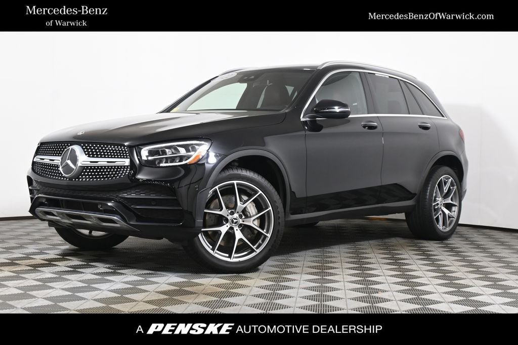 Certified Used 2022 Black Mercedes-Benz GLC 300 image 1