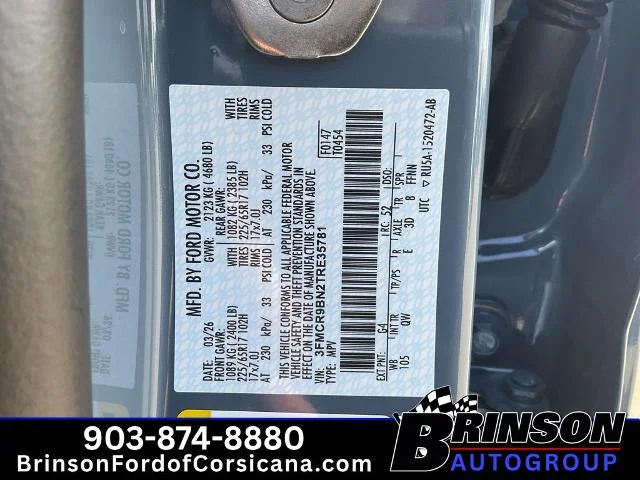 New 2026 Azure Gray Metallic Tri-Coat Ford Big Bend® image 37