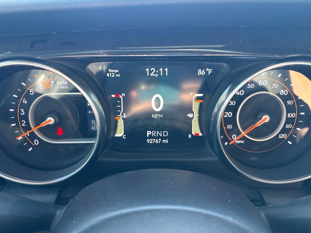 Used 2020 White Jeep Unlimited Sport image 7