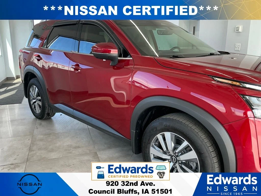Certified Used 2023 Red Nissan SL image 2