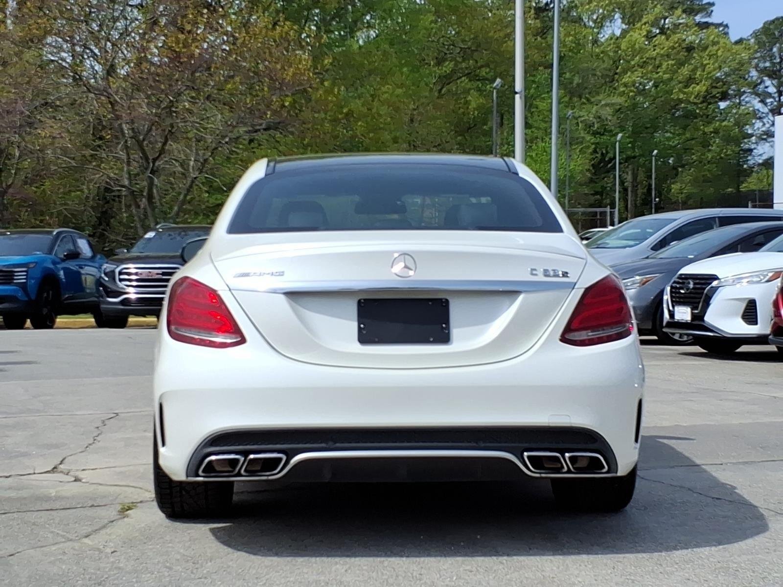 Used 2017 designo Diamond White Metallic Mercedes-Benz AMG® C 63 S image 7