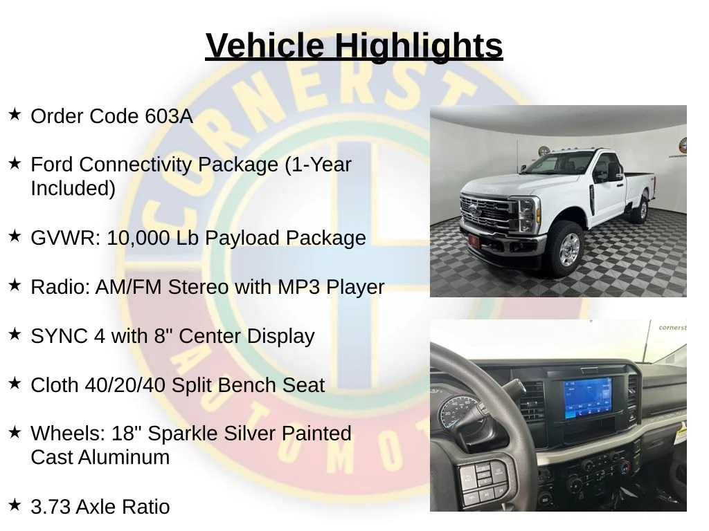 New 2026 Oxford White Ford F-250® XLT image 2