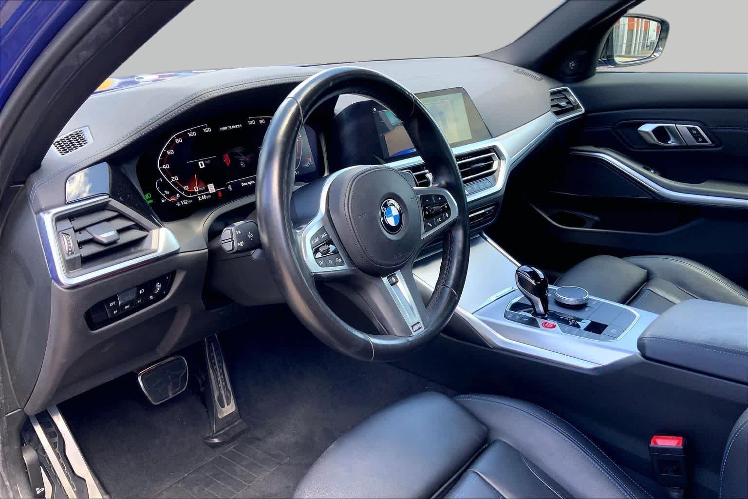 Used 2022 Portimao Blue Metallic BMW M340i image 16