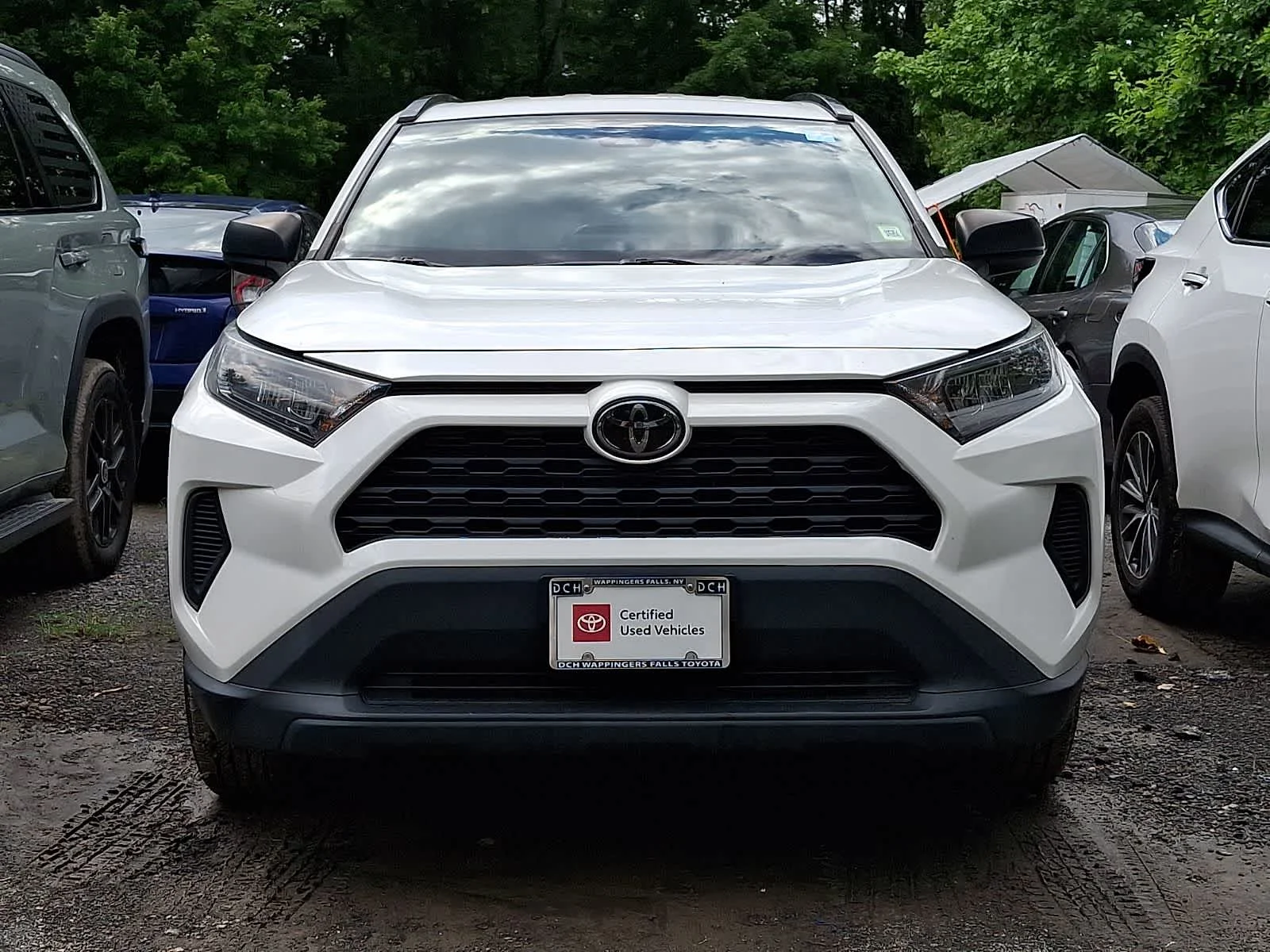 Certified Used 2019 Super White Toyota LE image 3