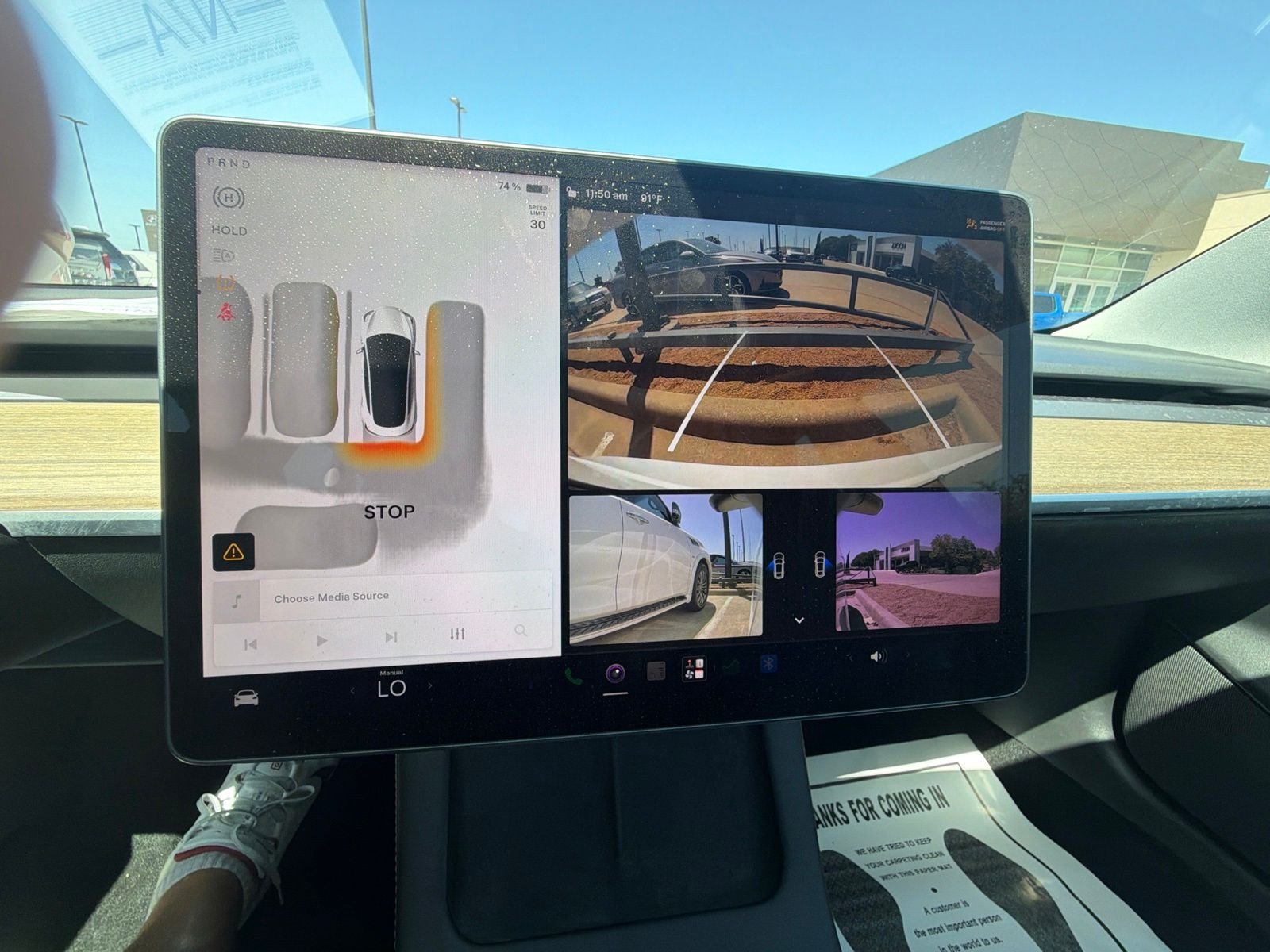 Used 2023 Pearl White Multi-Coat Tesla Base image 17