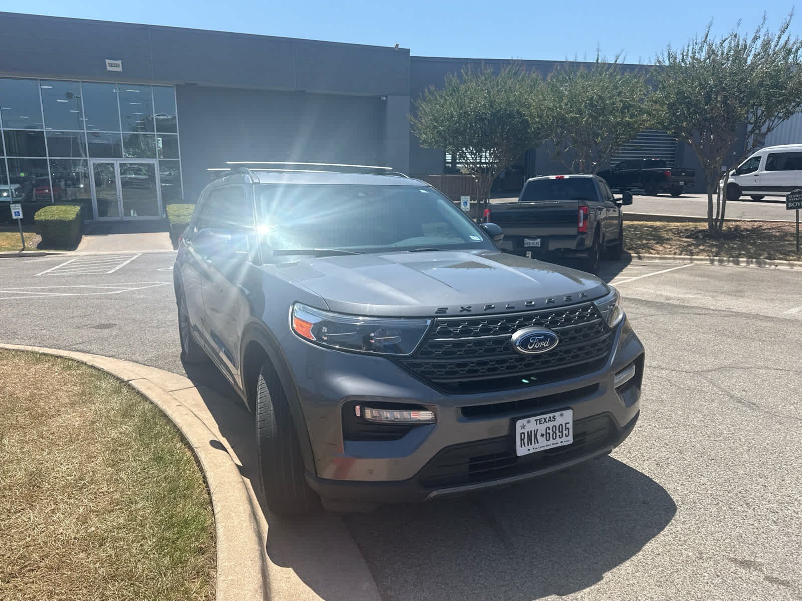 Used 2022 Carbonized Gray Ford XLT image 3