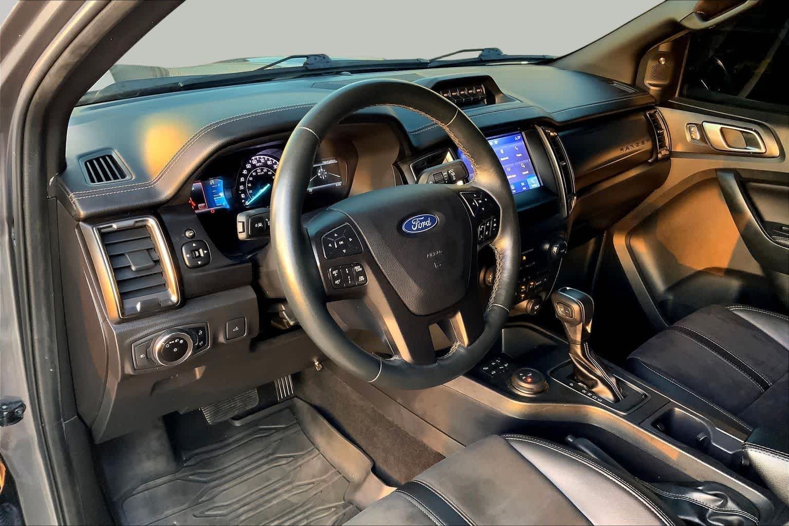 Used 2023 Carbonized Gray Metallic Ford LARIAT image 18