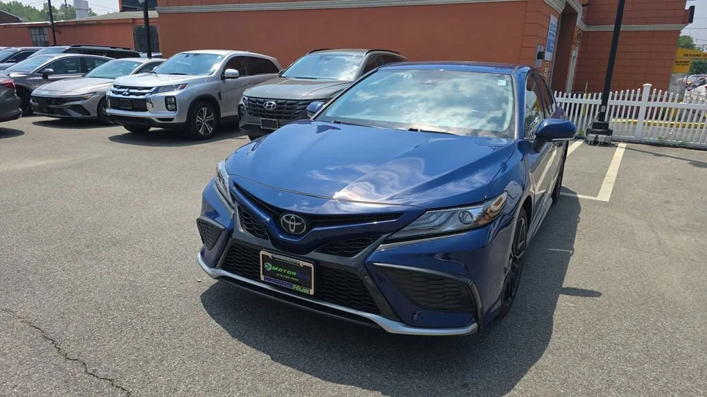 Used 2024 Blue Toyota XSE image 1