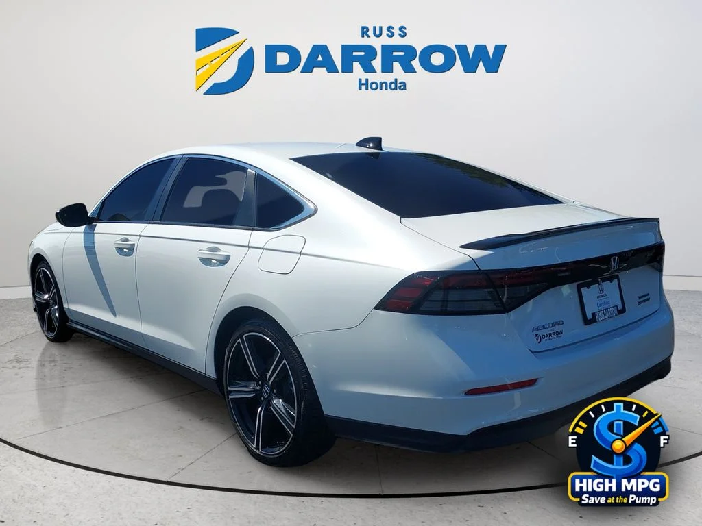 Certified Used 2025 White Honda Sport image 3