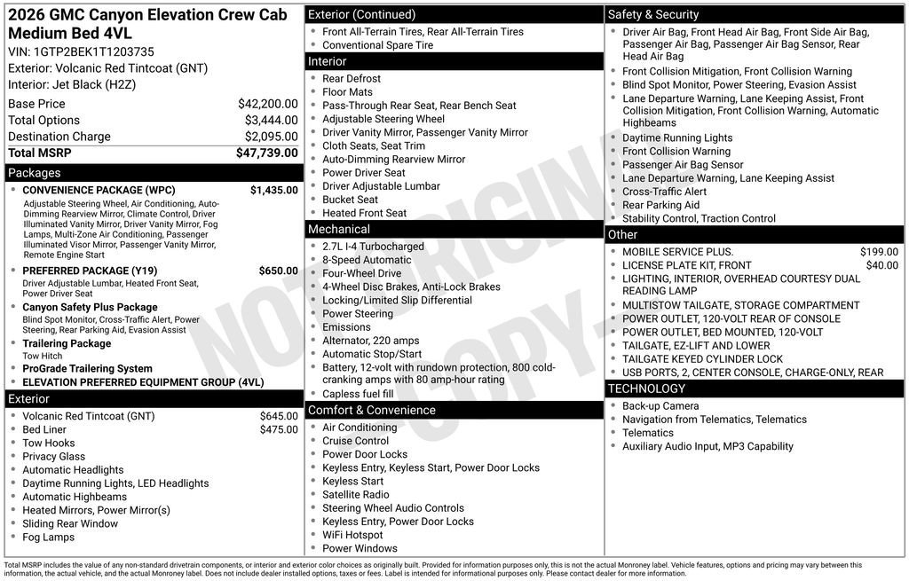 2026 GMC Canyon Elevation - Photo 5