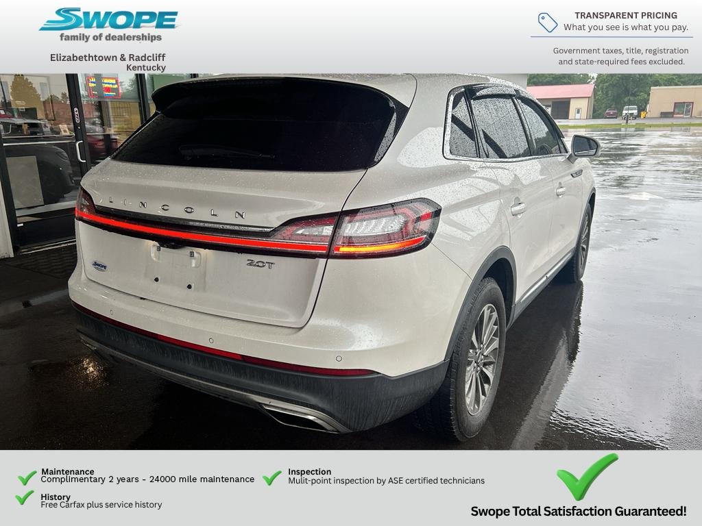 Used 2019 White Platinum Metallic Tri-Coat Lincoln Select image 5