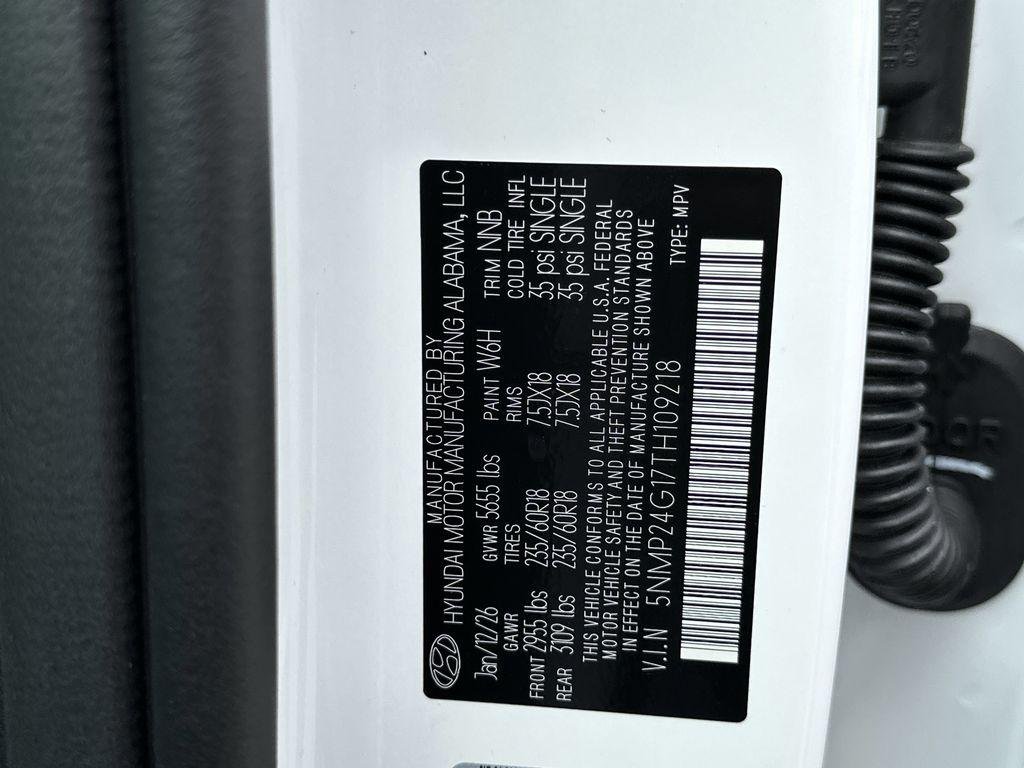 New 2026 Serenity White Hyundai SEL image 27