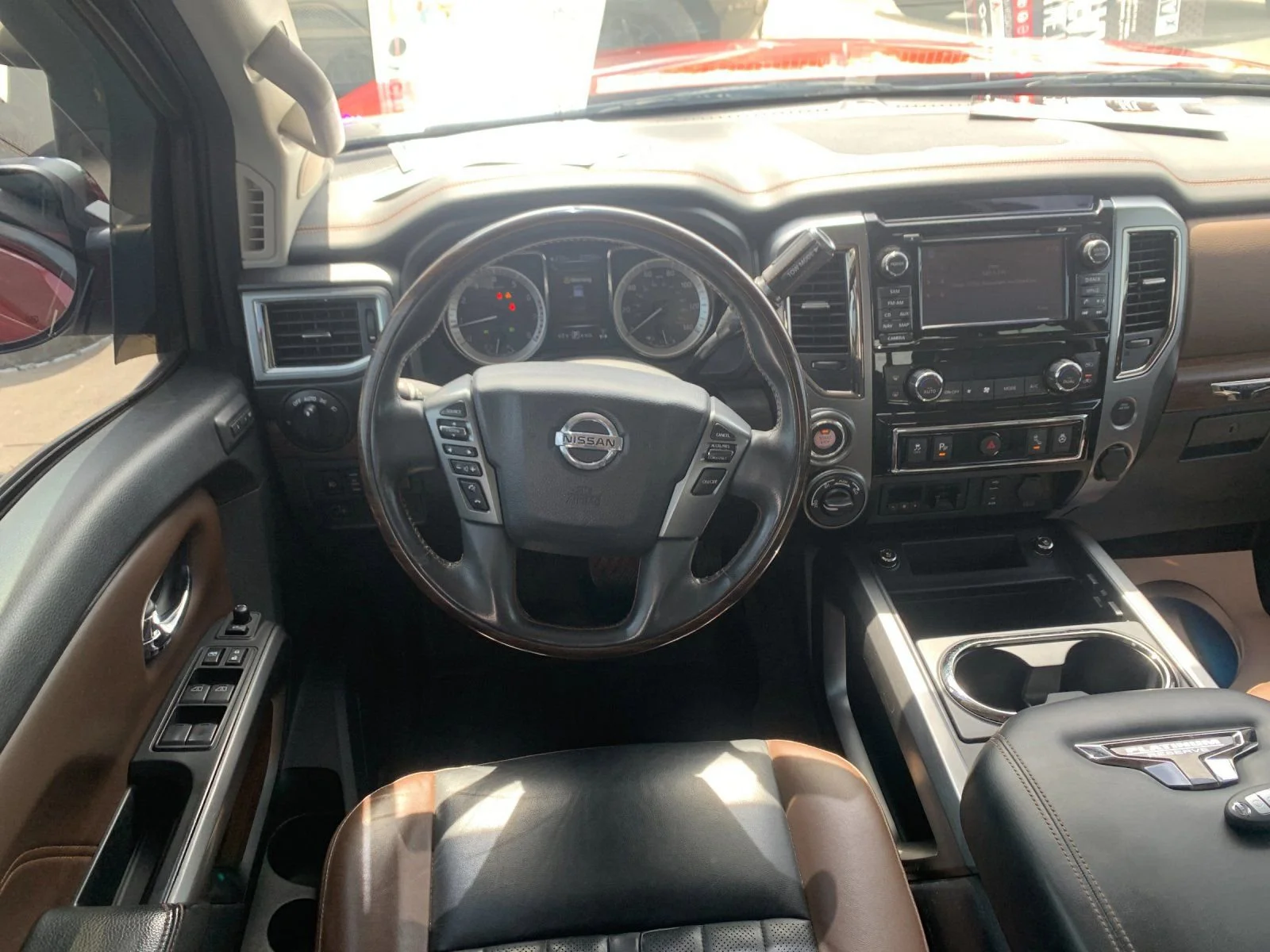 Used 2018 Red Nissan Platinum Reserve image 16