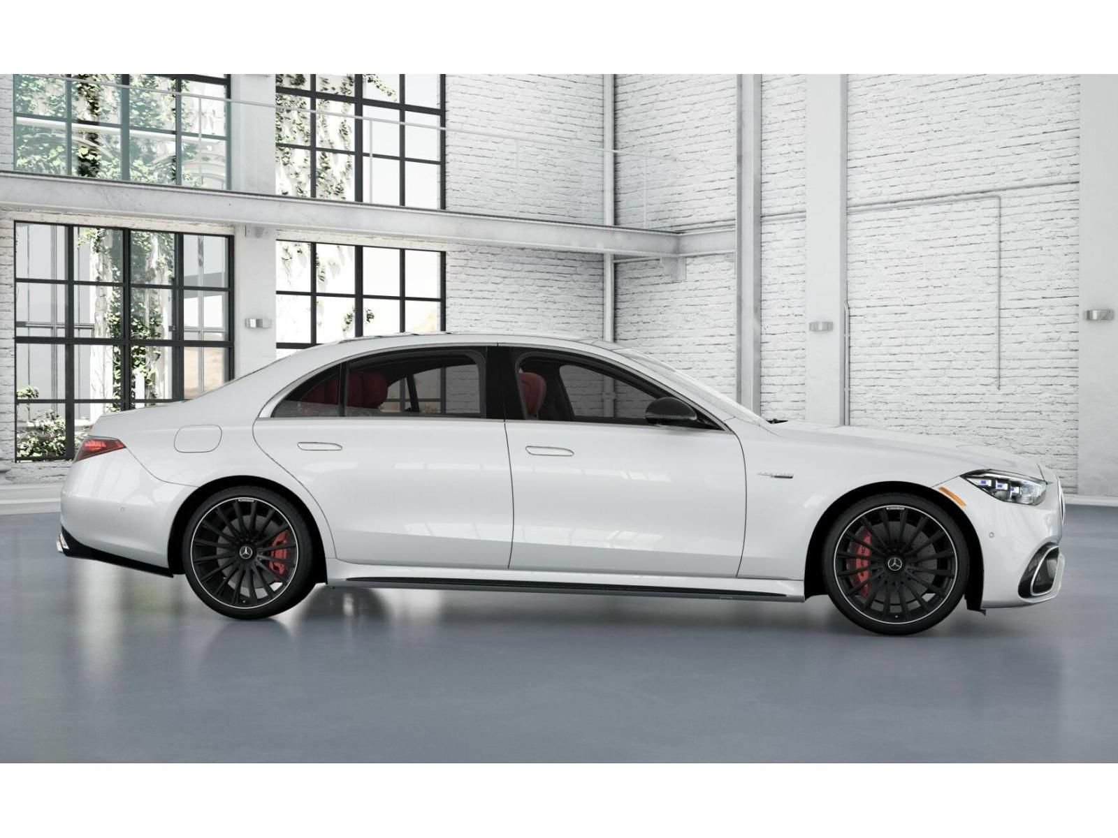 New 2026 MANUFAKTUR Moonlight White Metallic Mercedes-Benz S 63 E AMG® image 61