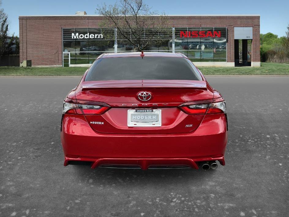 Used 2021 Red Toyota SE image 3