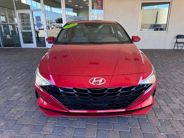 Certified Used 2021 Calypso Red Hyundai SEL image 8