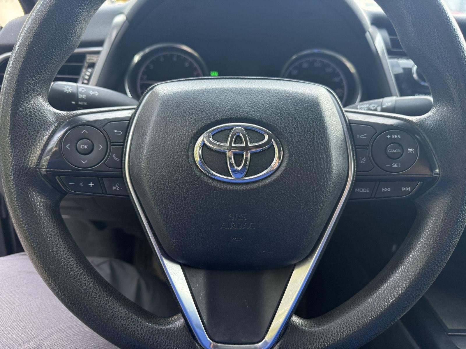 Used 2020 Midnight Black Metallic Toyota LE image 12