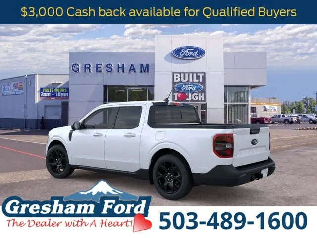 New 2025 Space White Metallic Ford Lariat image 4