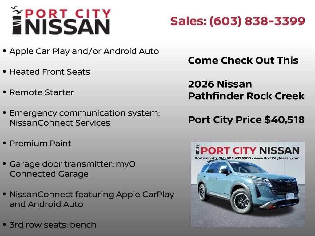 New 2026 Baltic Teal Pearl Nissan Rock Creek® image 9