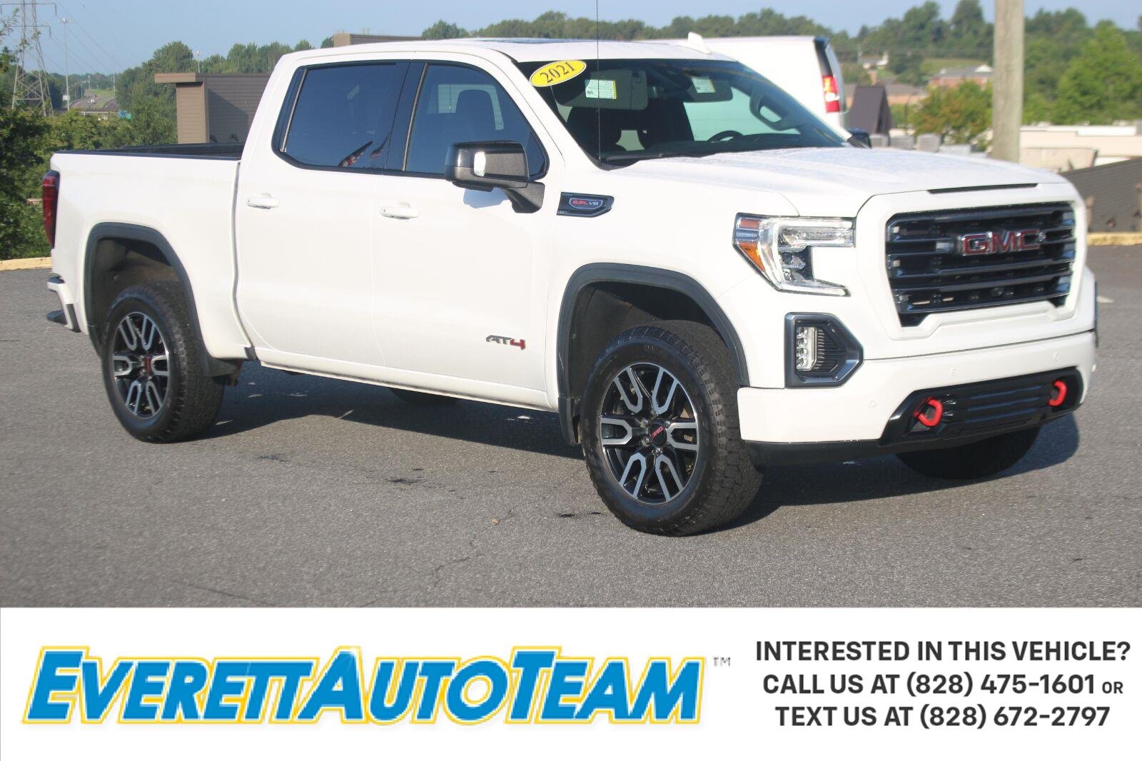Used 2021 SUMMIT WHITE GMC AT4 image 1