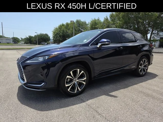 Certified Used 2021 Blue Lexus 450h image 7