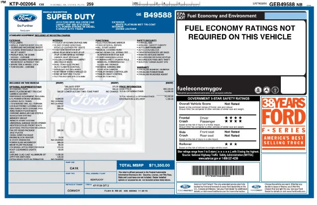 Used 2016 White Ford King Ranch image 43