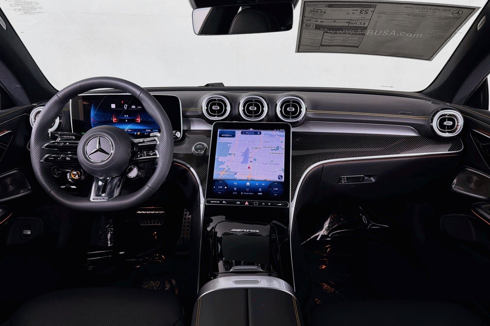 New 2026 Obsidian Black Metallic Mercedes-Benz AMG® CLE 53 4MATIC+ Coupe image 4
