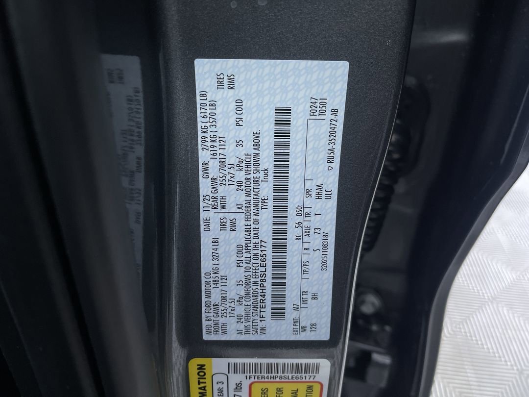 New 2025 Carbonized Gray Metallic Ford XLT image 12