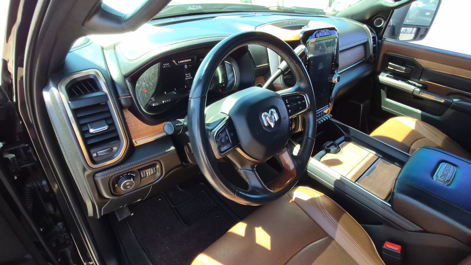 Used 2024 Diamond Black Crystal Pearlcoat Ram Longhorn image 13