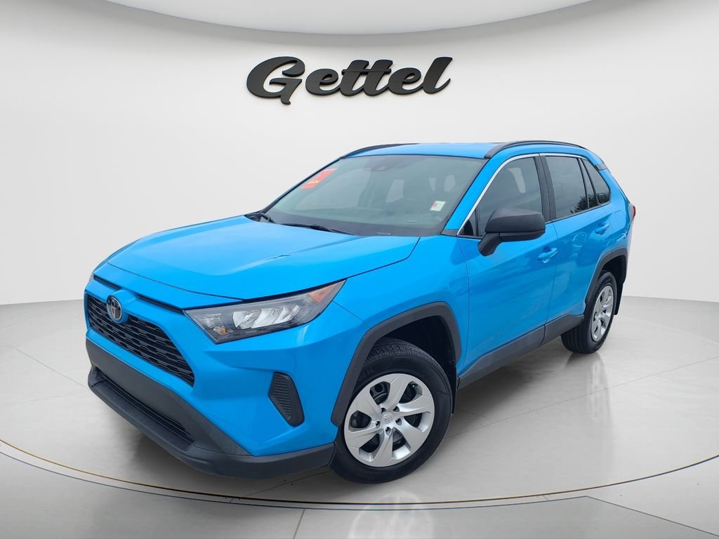 Certified Used 2021 Blue Toyota LE image 1