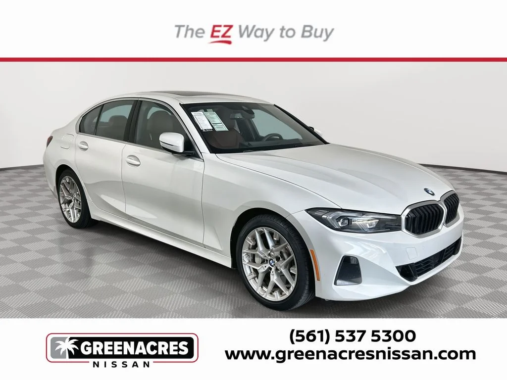 Used 2025 White BMW 330i image 1