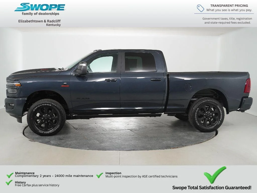 New 2026 Forged Blue Metallic Exterior Paint RAM Laramie image 6