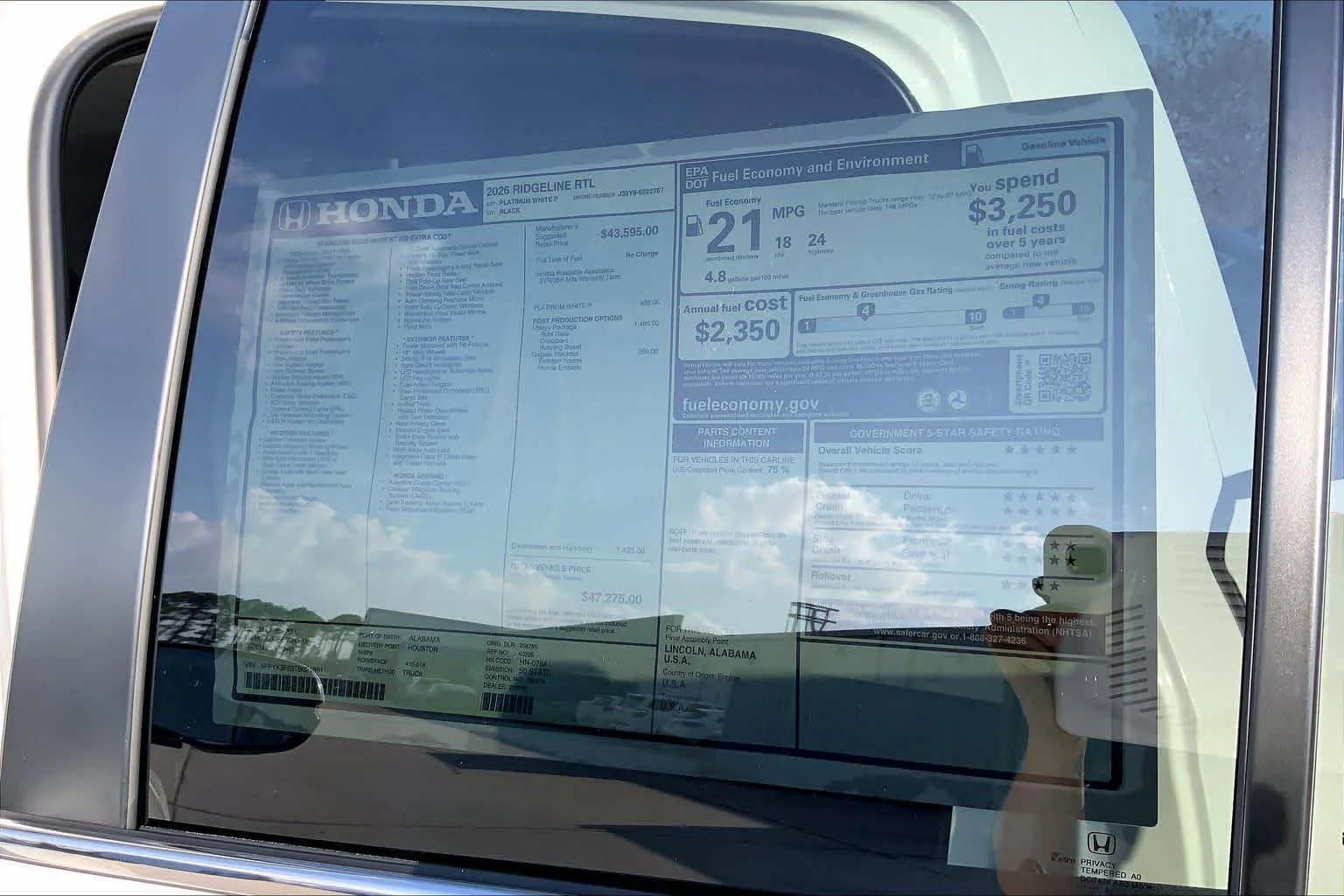 2026 Honda Ridgeline RTL - Photo 21