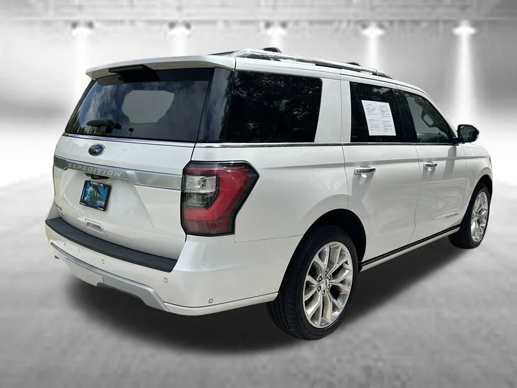 Certified Used 2019 White Platinum Clearcoat Metallic Ford Platinum image 5