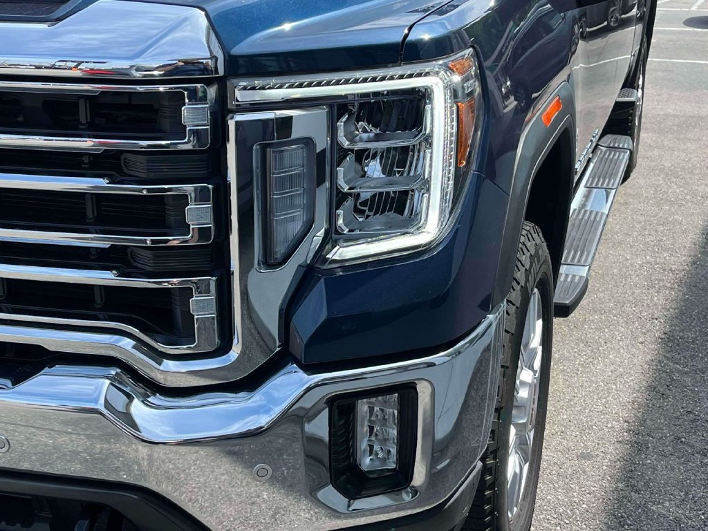 Certified Used 2021 PACIFIC BLUE METALLIC GMC SLT image 9