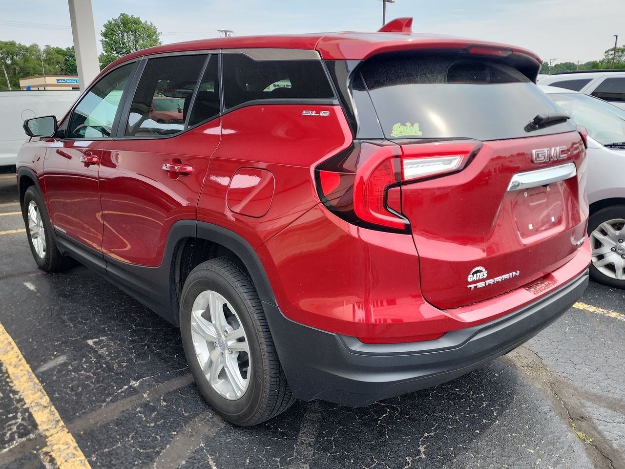 Used 2024 Red GMC SLE image 3